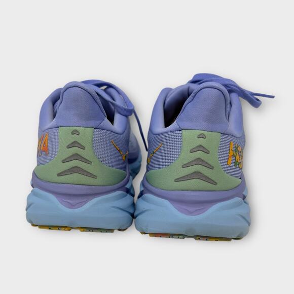 Hoka Clifton 8 Athletic Running Shoes in Baby Lavender/Smoke Green Size 7.5B - Picture 6 of 16